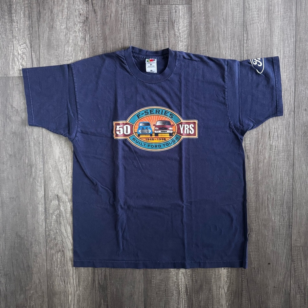 Vintage 1998 Ford F-Series Graphic Tee Blue XL